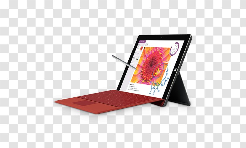 Surface Pro 3 Laptop Microsoft Tablet PC Intel Atom - Supplied Transparent PNG
