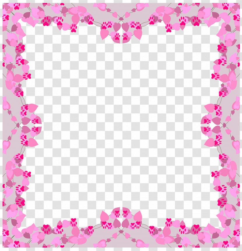 Download - Flower - White Frame Transparent PNG