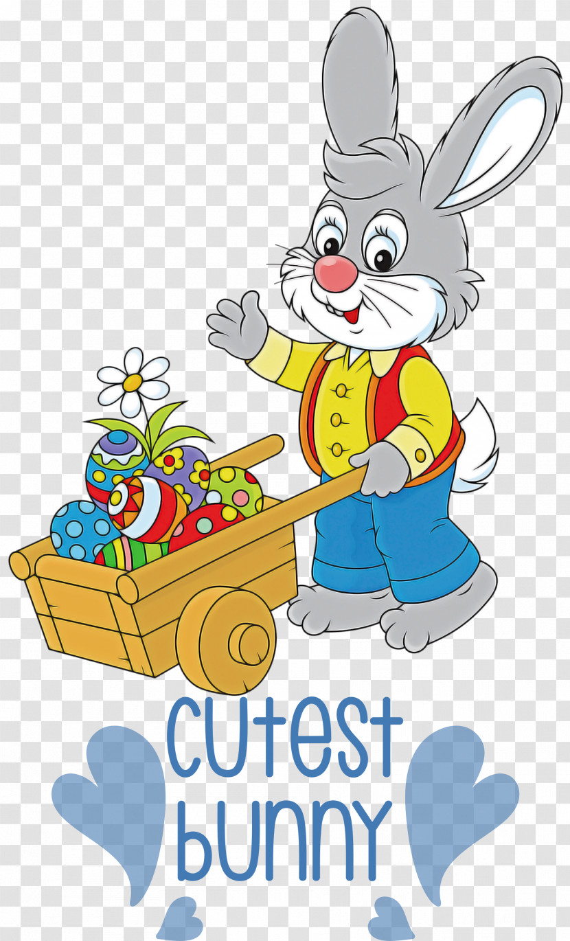 Cutest Bunny Bunny Easter Day Transparent PNG