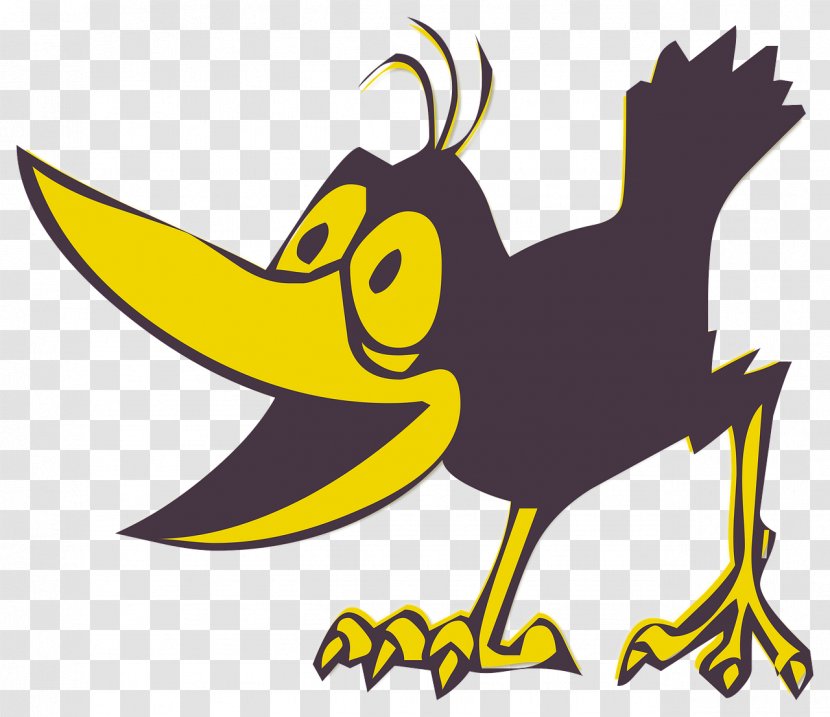 Crow Clip Art Heckle And Jeckle Image - Wing Transparent PNG