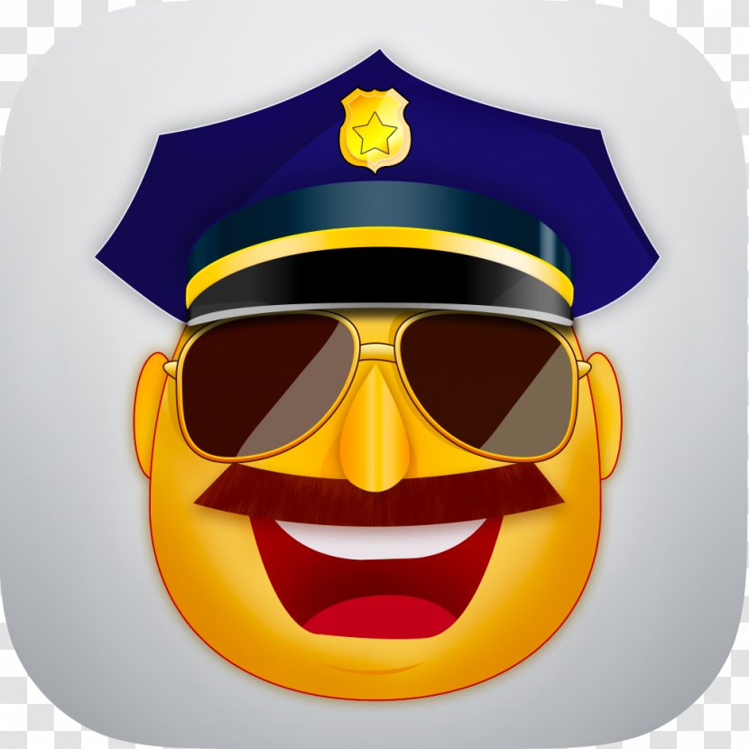 Eyewear Glasses Goggles Smiley Visual Perception - Cop Transparent PNG
