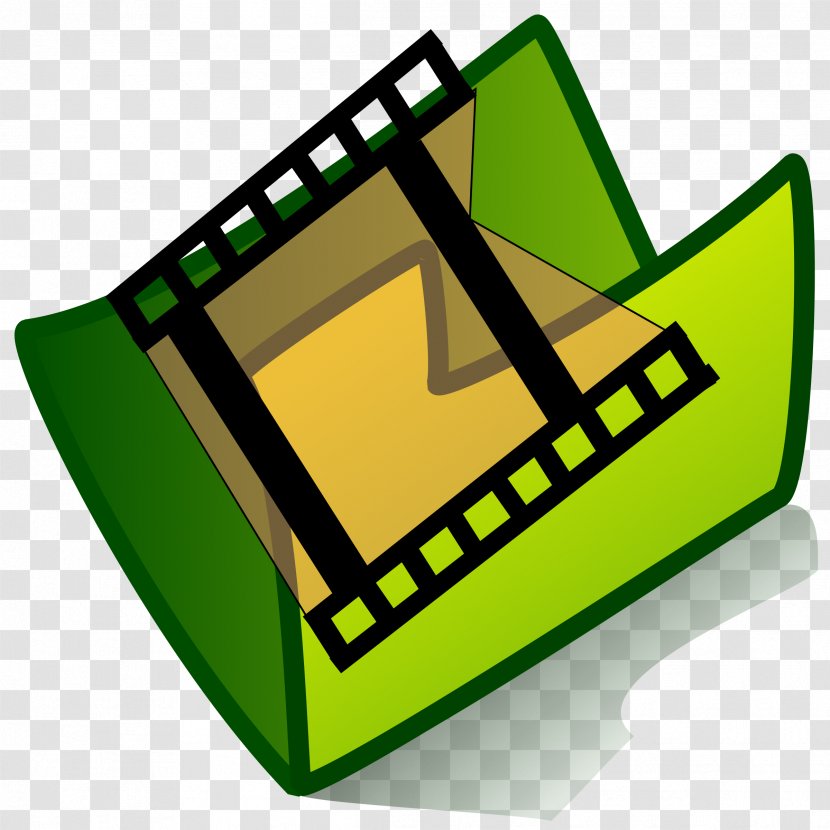 Video Clip Art - Green - Folders Transparent PNG