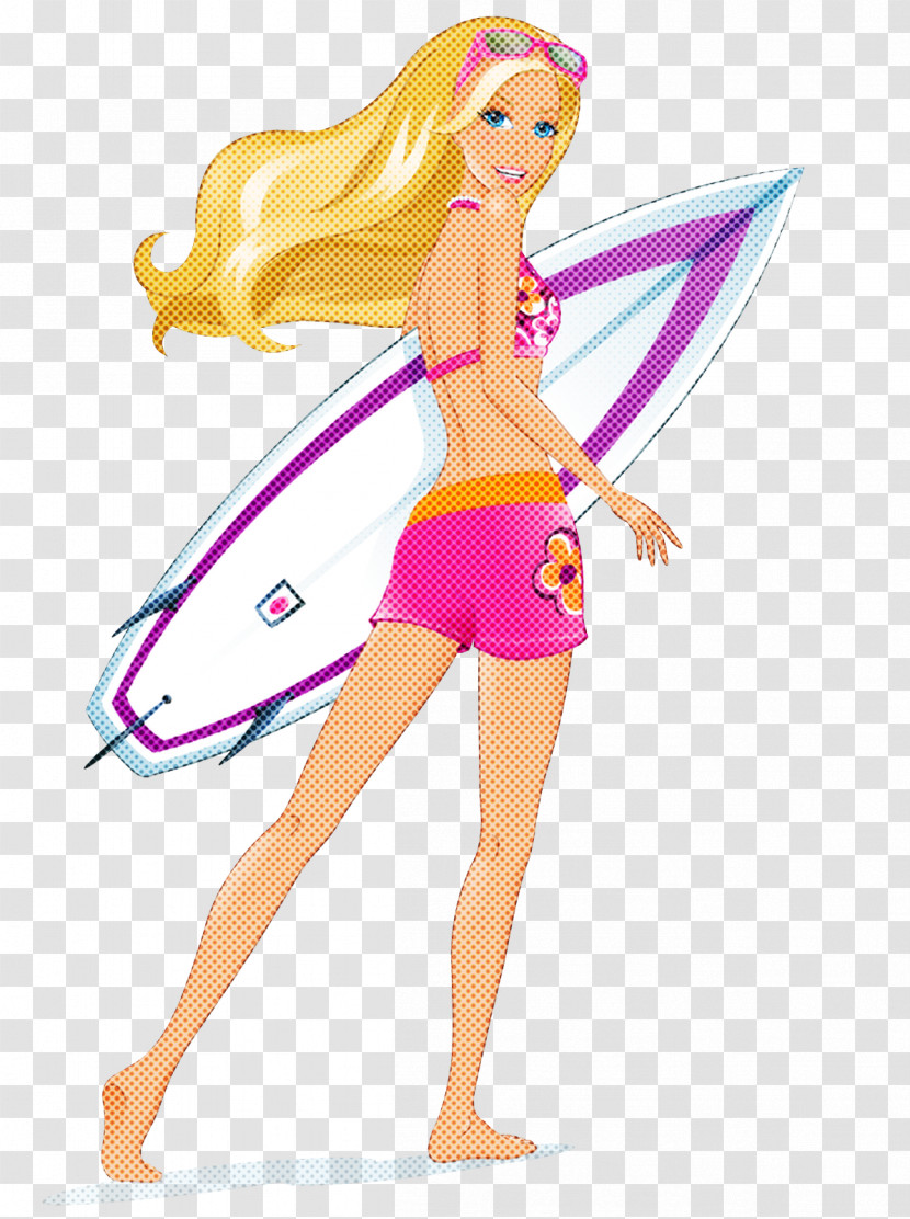 Cartoon Doll Barbie Toy Transparent PNG