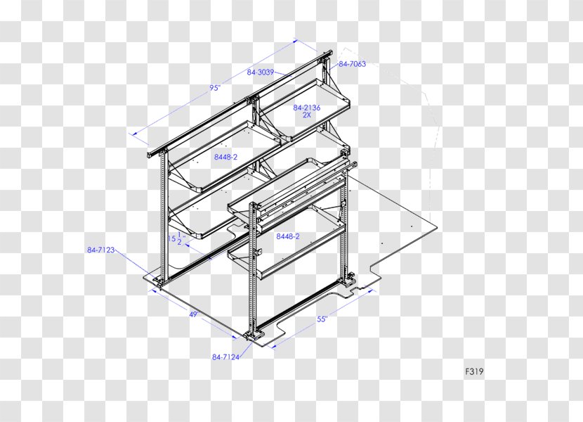 Diagram Product Design Line Angle - Rectangle - Ford Transit Transparent PNG