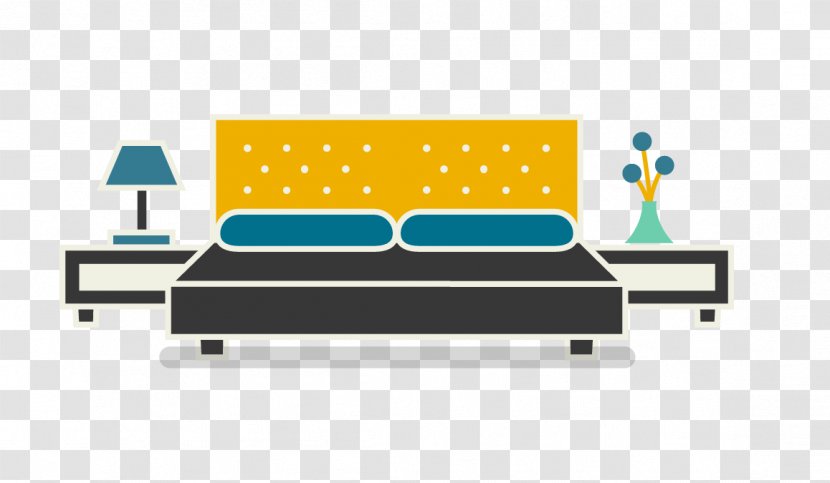 Table Bedroom Furniture - Cartoon Bed Transparent PNG