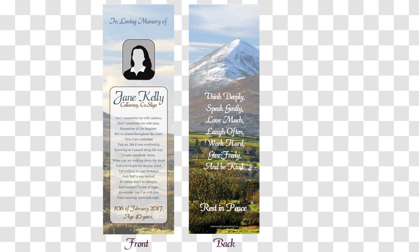 Advertising Bookmark Wood Exactly As You Wish Croagh Patrick - Brand - Card Customisable Transparent PNG