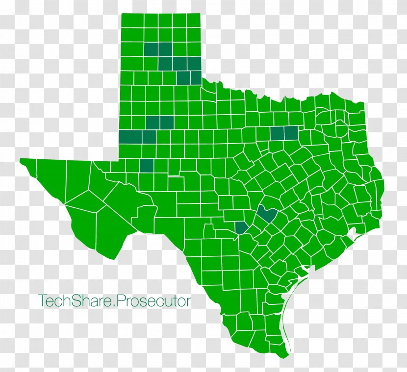 Texas Gubernatorial Election, 2018 Map United States Presidential Election In Texas, 2016 Vector Graphics - Organism Transparent PNG