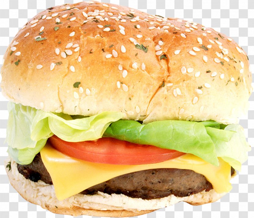 Hamburger Fast Food Cheeseburger Fried Chicken Cuisine Of The United States - Veggie Burger - Hot Dog Transparent PNG