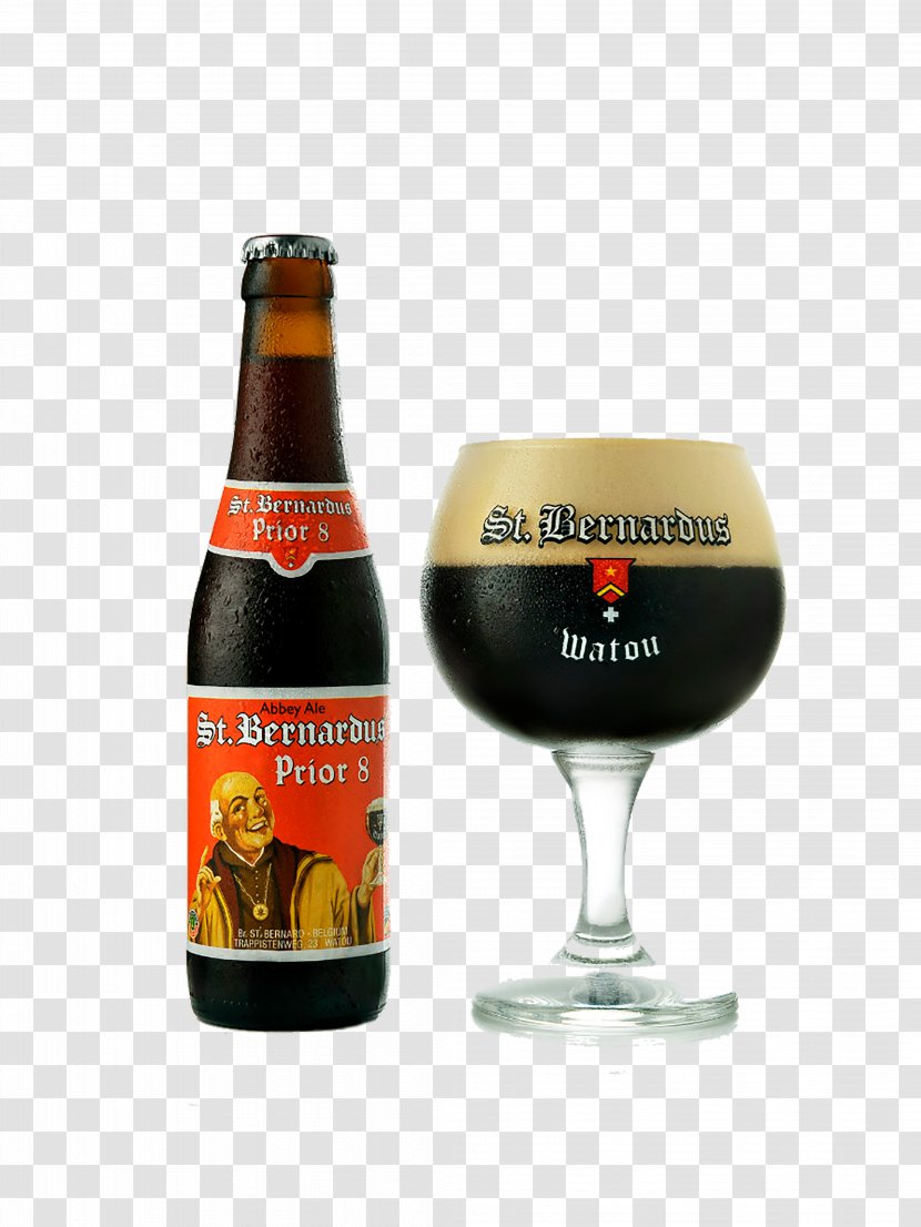 St. Bernardus Brewery Trappist Beer St Prior 8 Tripel - Dubbel Transparent PNG