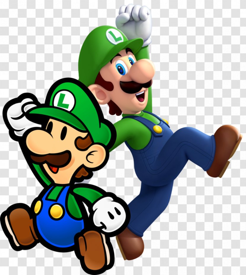 Mario & Luigi: Paper Jam Super Partners In Time - Luigi Transparent PNG