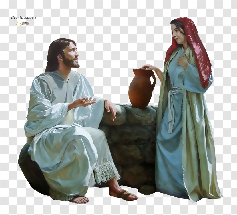 Samaritan Woman At The Well Sychar Bible Samaria John 4 - Youtube Transparent PNG