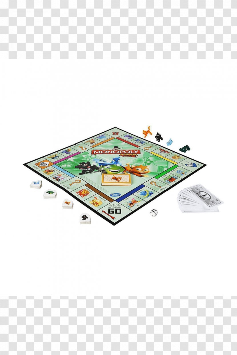 Monopoly Junior Board Game Hasbro - Video Games - Chess Transparent PNG