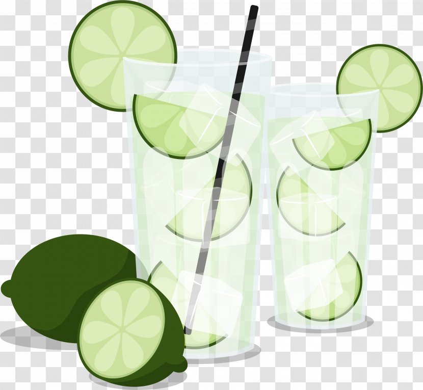 Caipirinha Mojito Cocktail Juice Lime - Drink - Iced Lemonade Transparent PNG