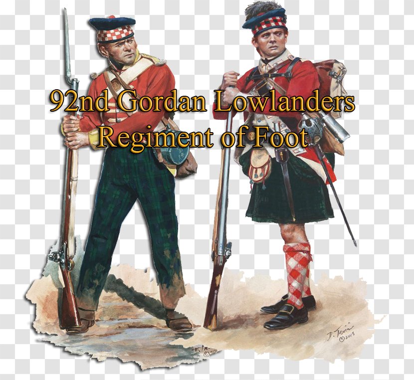 American Revolutionary War United States 71st Regiment Of Foot, Fraser's Highlanders Soldier - British Army Transparent PNG
