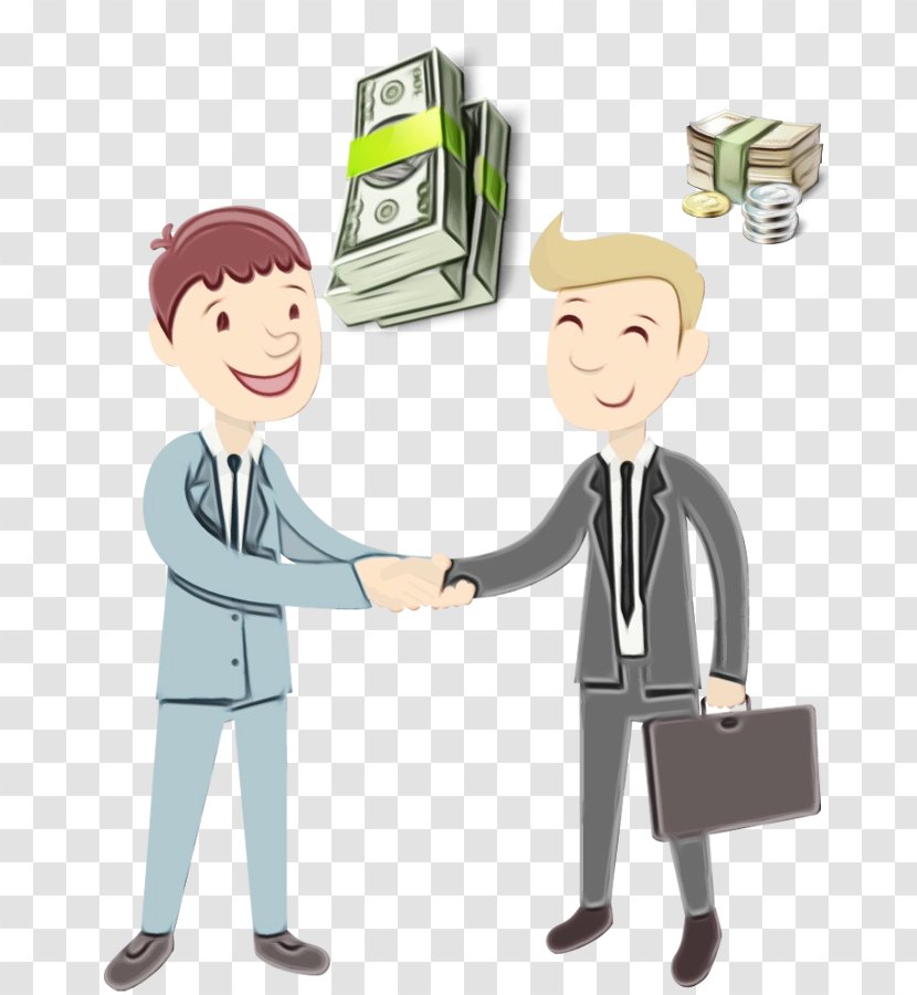 Watercolor Business - Employment - Package Delivery Bank Teller Transparent PNG