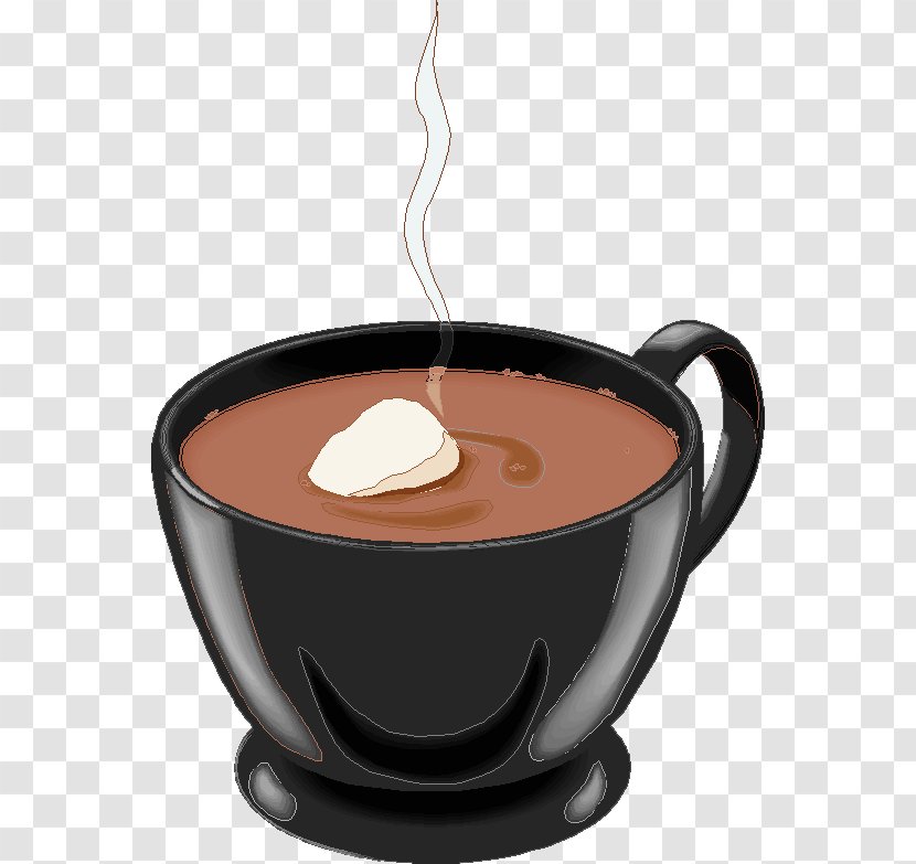 Chocolate Milk Hot Animation - Coffee Cup - Chocolat Transparent PNG