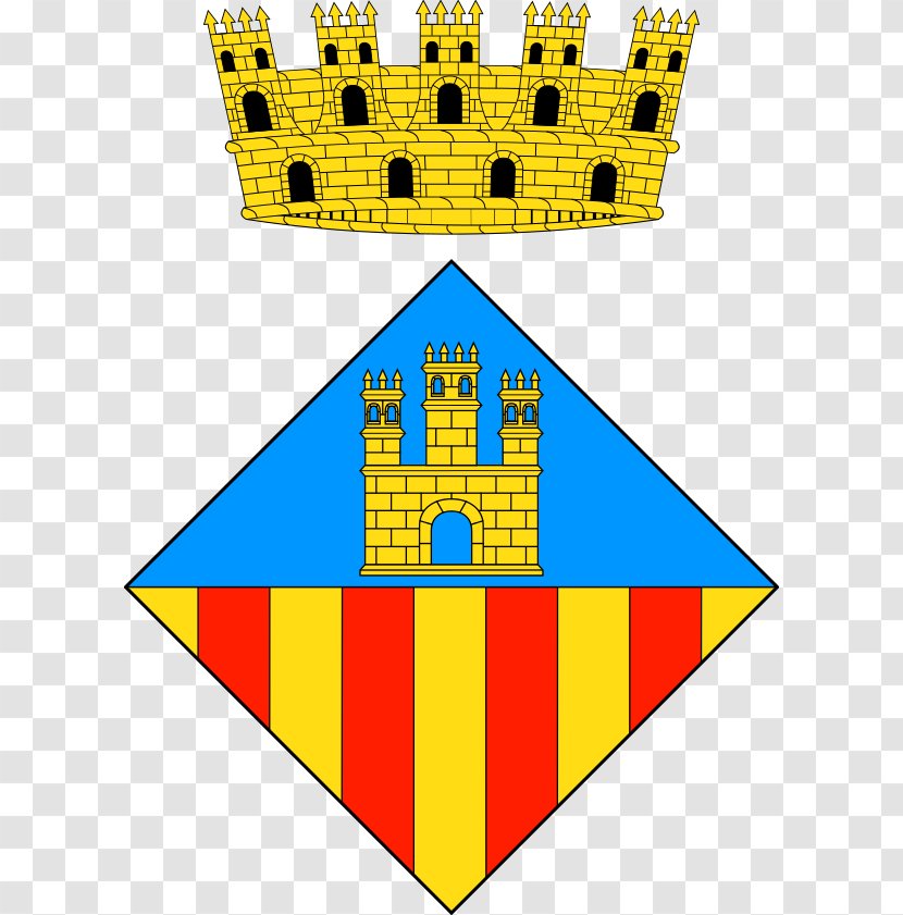 Escut De Castellar Del Vallès Coat Of Arms Escutcheon Blazon - Triangle - Symbol Transparent PNG