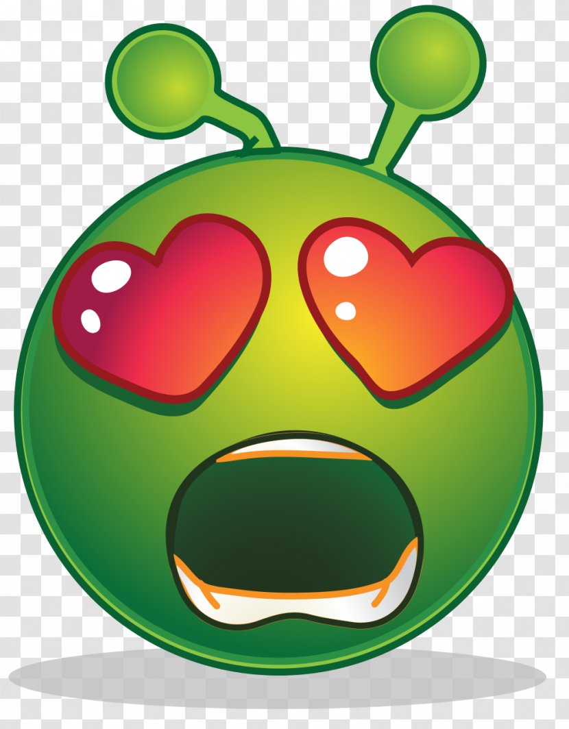 Smiley Emoticon Clip Art - Aliens Transparent PNG