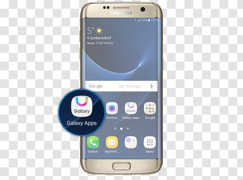 Smartphone Samsung GALAXY S7 Edge Feature Phone Galaxy S9 S8 - Telephone - App Store Transparent PNG