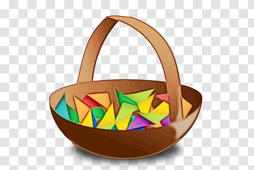 Easter Egg Background - Gift Basket - Home Accessories Holiday Transparent PNG