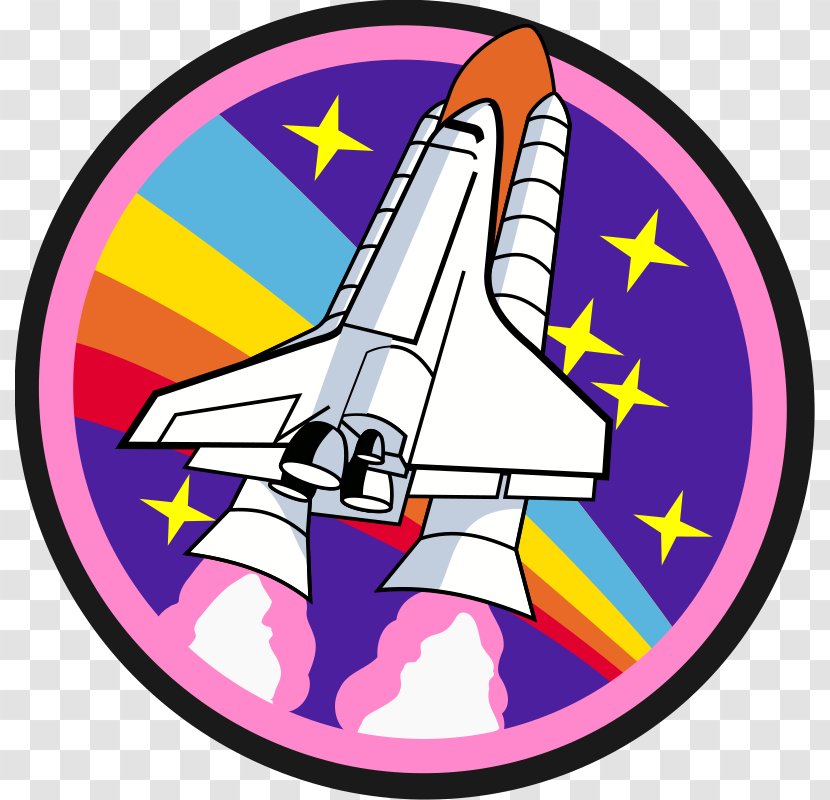 T-shirt Rocket Spacecraft Clip Art - Sticker - Round Transparent PNG