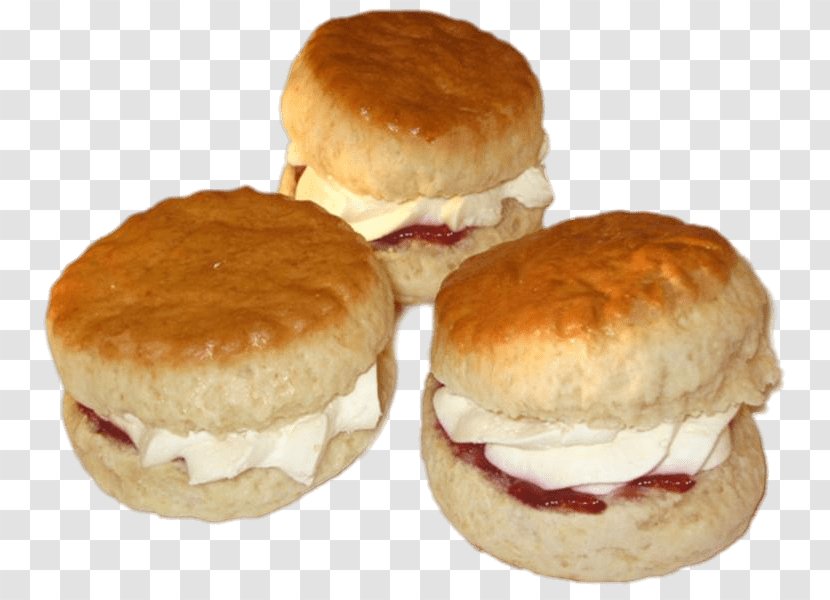 Slider Scone Clotted Cream Tea - Baking - Honey Stick Transparent PNG