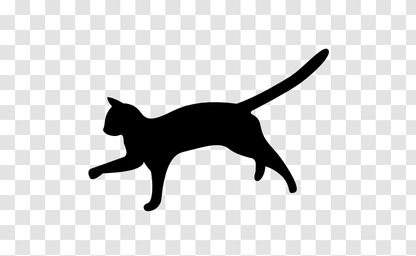 Cat Silhouette Clip Art Transparent PNG