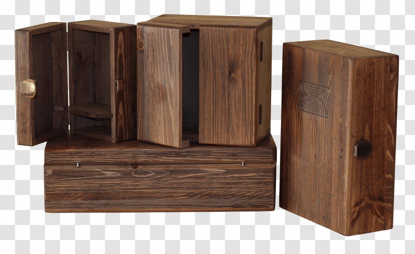 Box Wood Stain Drawer Gift Wrapping Transparent PNG