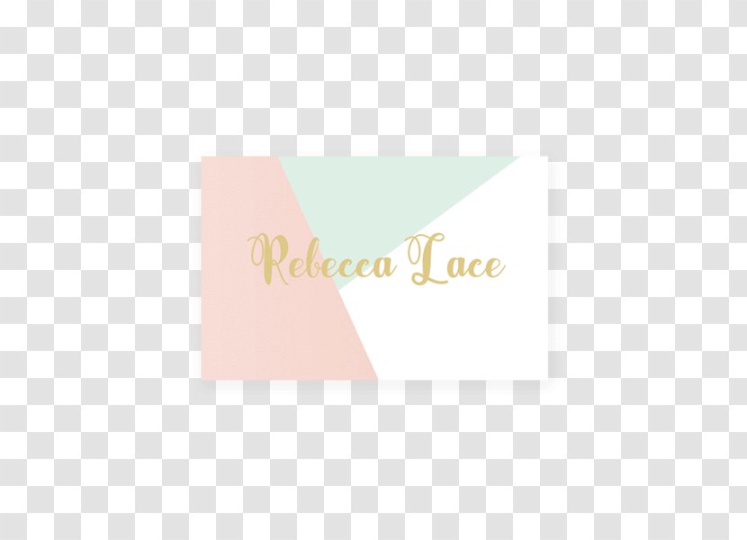 Peach Font - Text - Place Card Transparent PNG