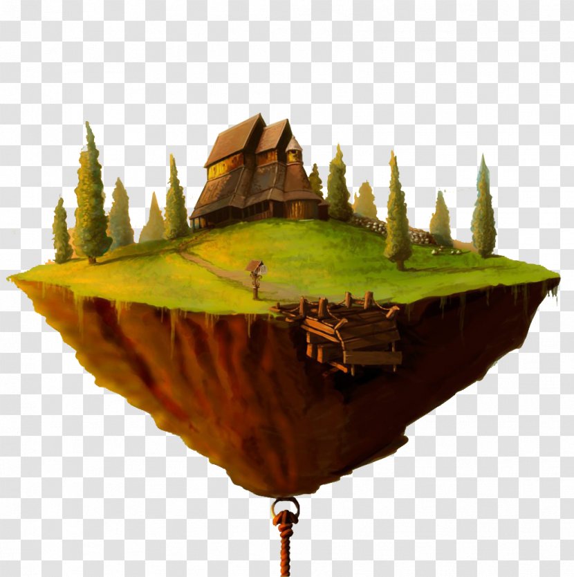 Floating Island Photography Castle - In The Sky - Beautiful Air Transparent PNG