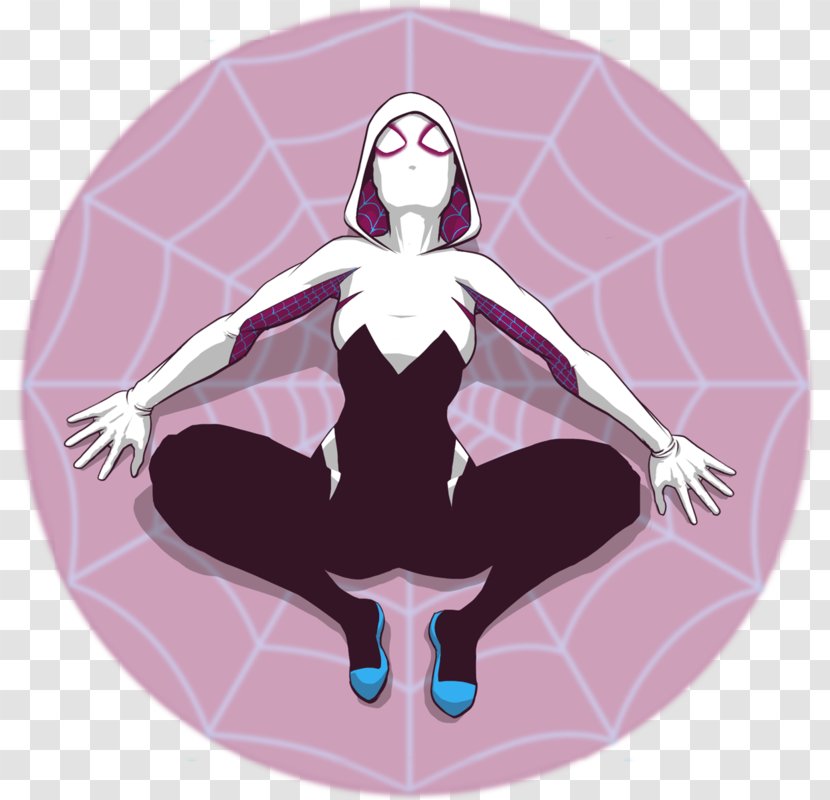Cartoon Character Pink M Fiction - Spider Gwen Transparent PNG