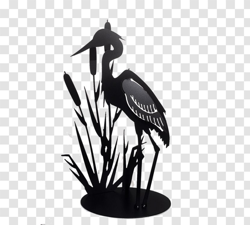 Art Bird Metal Silhouette Cattail - Steel Transparent PNG