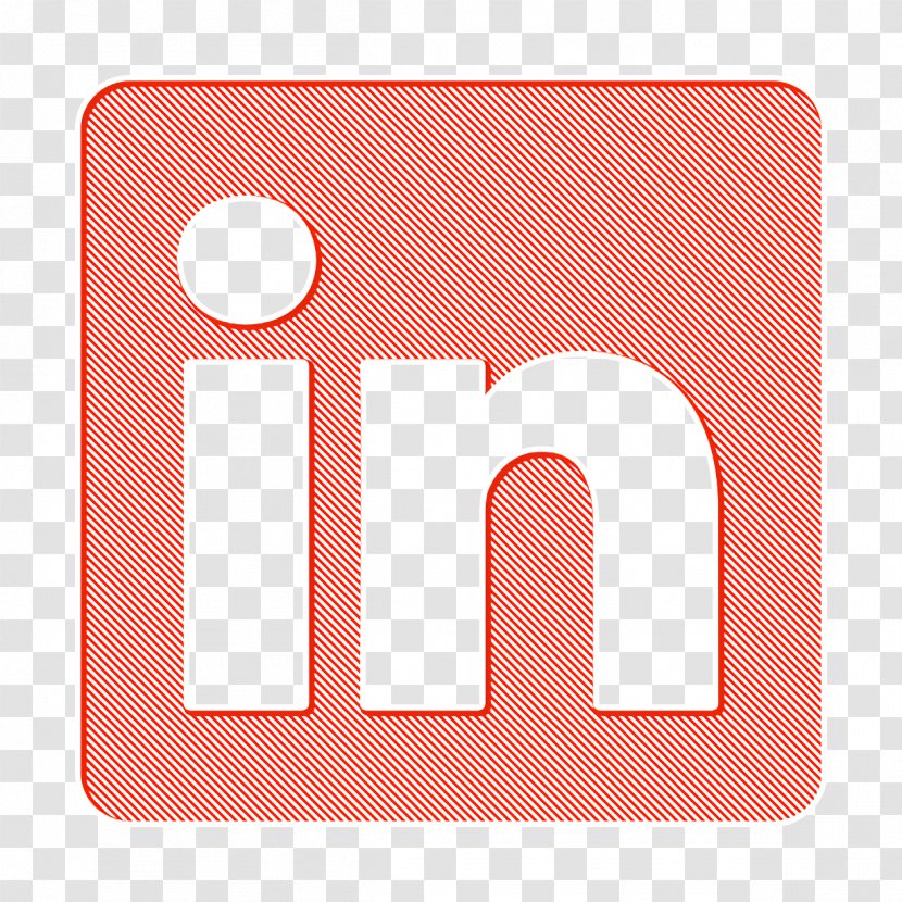 Linkedin Icon Social Media - Rectangle Logo Transparent PNG