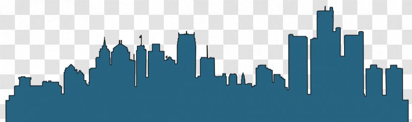 Detroit Wall Decal Skyline Sticker - Printing - Silhouette Transparent PNG