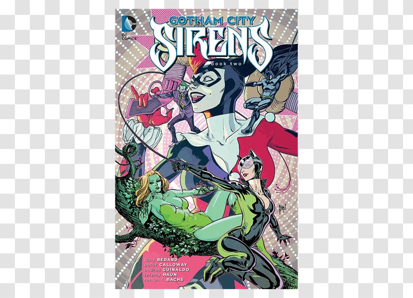 Gotham City Sirens: Strange Fruit Harley Quinn Poison Ivy Batman - Paul Dini Transparent PNG