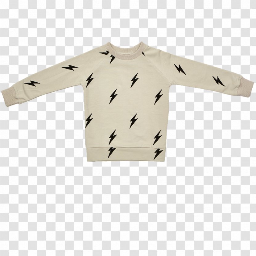 Sweater Lightning Cotton Blue Clothing - Beige Transparent PNG