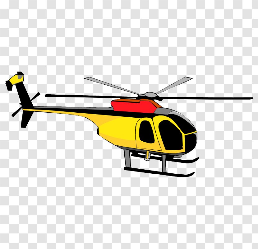 Helicopter Rotor Airplane Clip Art - Cartoon Transparent PNG