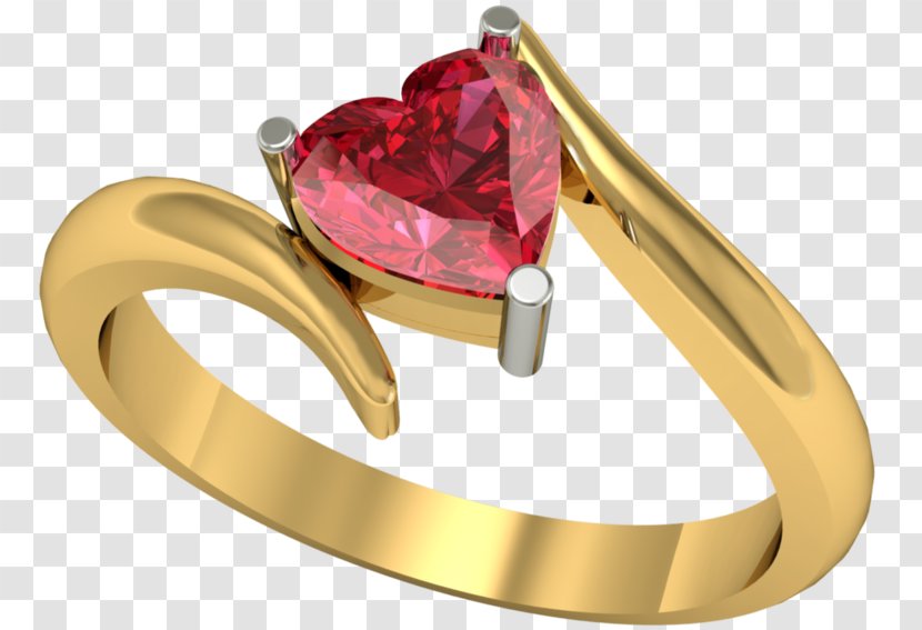 Ring Ruby Silver Jewellery Topaz - Fashion Accessory Transparent PNG