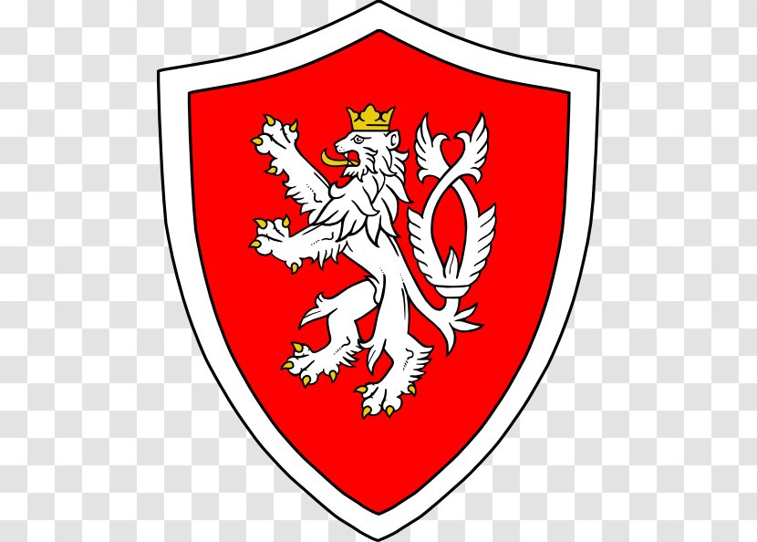 Kingdom Of Bohemia Coat Arms The Czech Republic Lion Lands - Fictional Character Transparent PNG