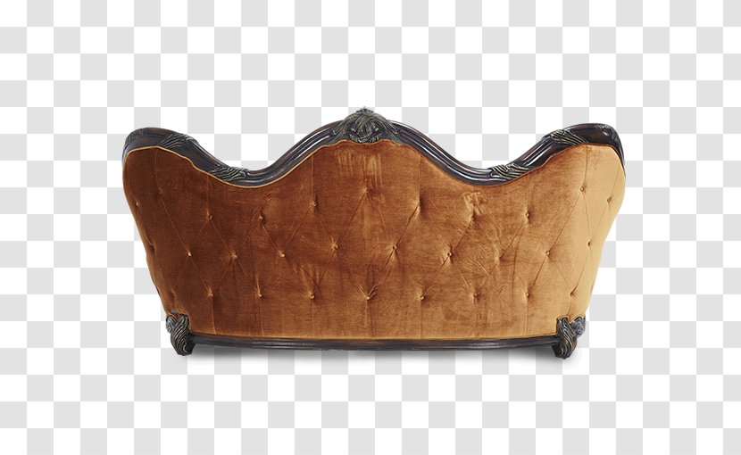 Couch Furniture Leather Brown - Wood - Moldings Transparent PNG