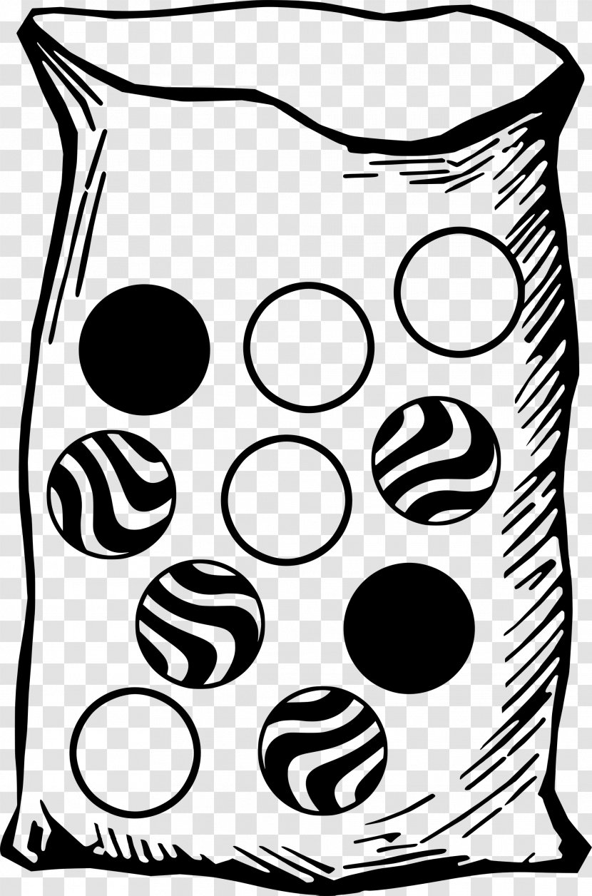 Marble Game Clip Art - Black - Vintage Party Transparent PNG
