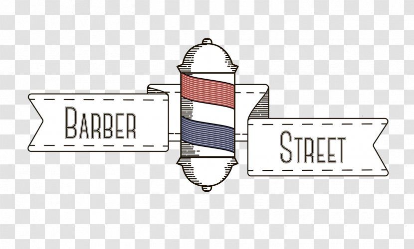 Barber Street Hairdresser School Razor - Baber Graphic Transparent PNG
