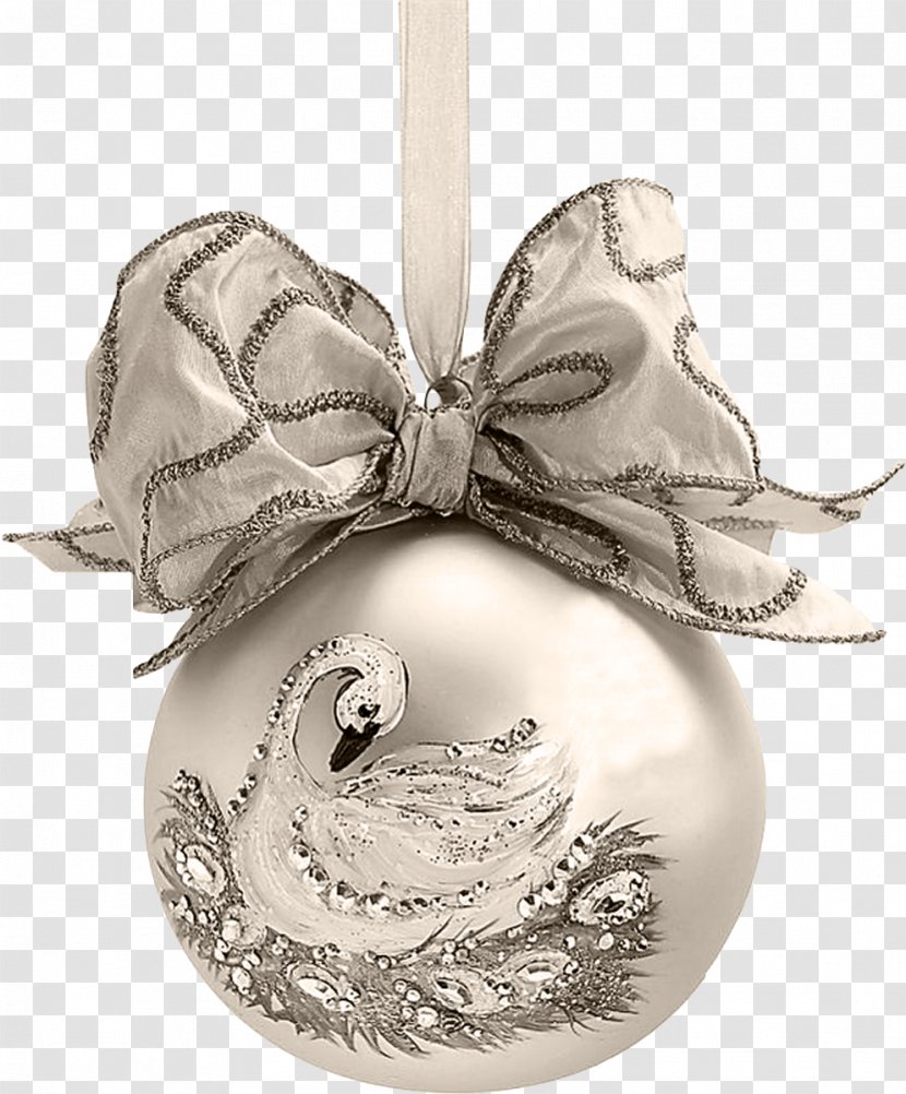 New Year Christmas Ornament Tree - Bow Ball Transparent PNG