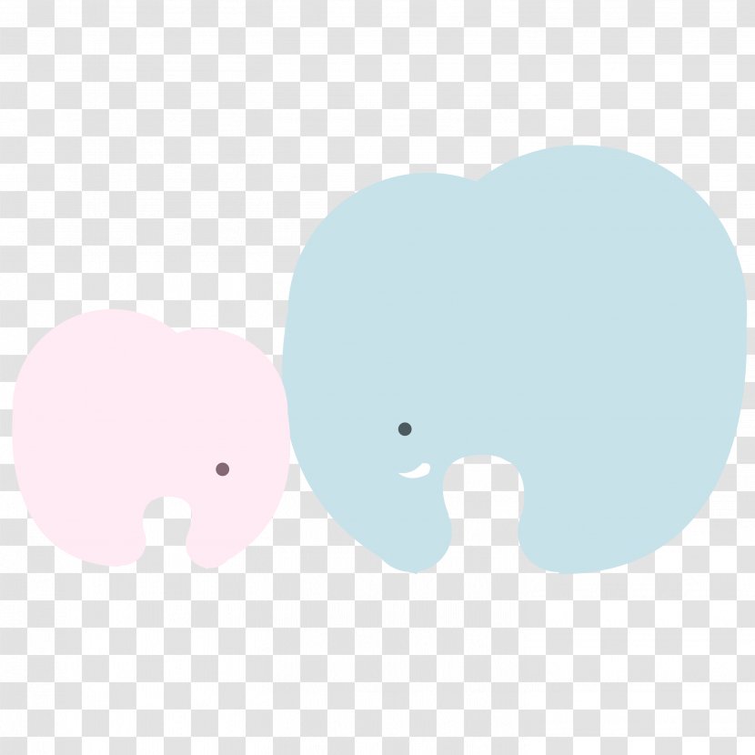 Product Elephant Desktop Wallpaper Nose Pink M - Anana Icon Transparent PNG