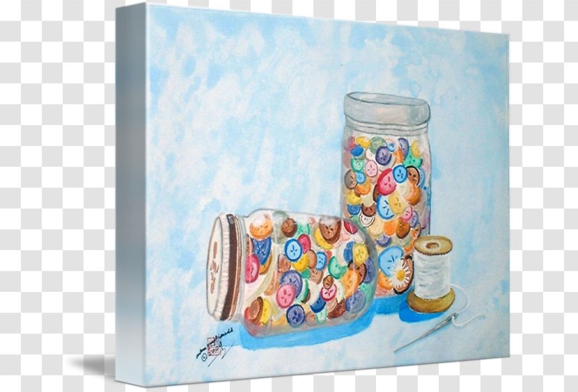Still Life Paint Gallery Wrap Canvas Art - Jar Transparent PNG