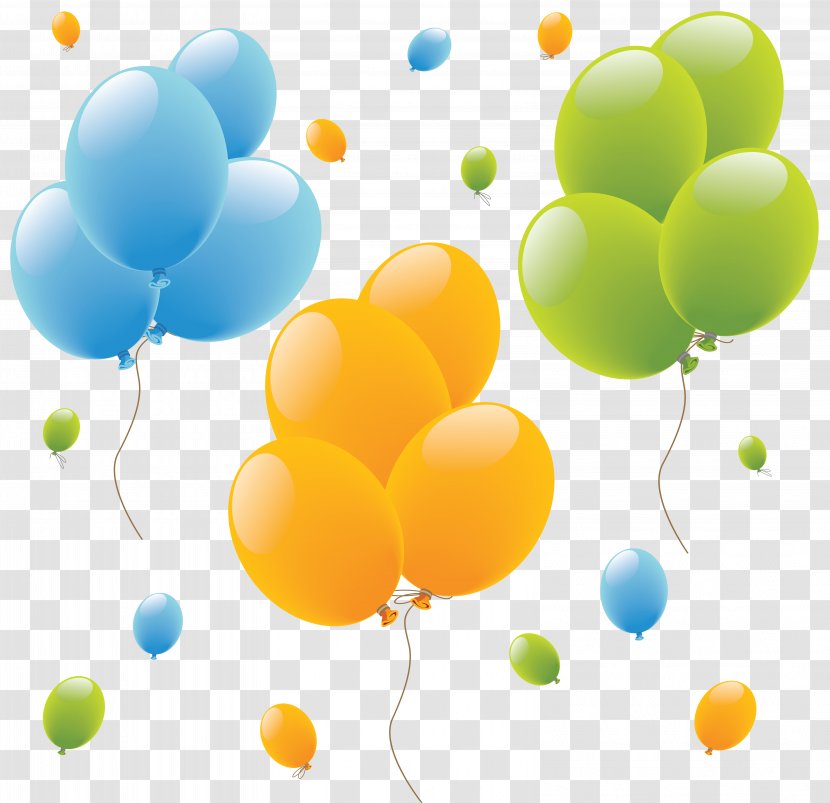 Toy Balloon Birthday Clip Art - Holiday - Balloons Transparent PNG