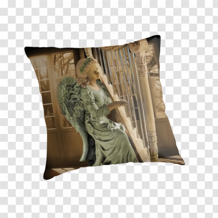 Throw Pillows Cushion - Angel Harp Transparent PNG