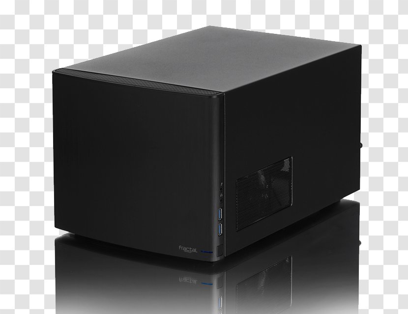 Computer Cases & Housings Power Supply Unit Fractal Design Mini-ITX Converters - Subwoofer - Miniitx Transparent PNG