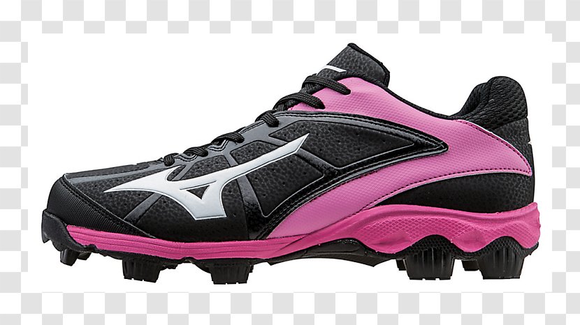 Cleat Fastpitch Softball Mizuno Corporation Tee-ball Shoe - Sports Equipment - Pink Transparent PNG