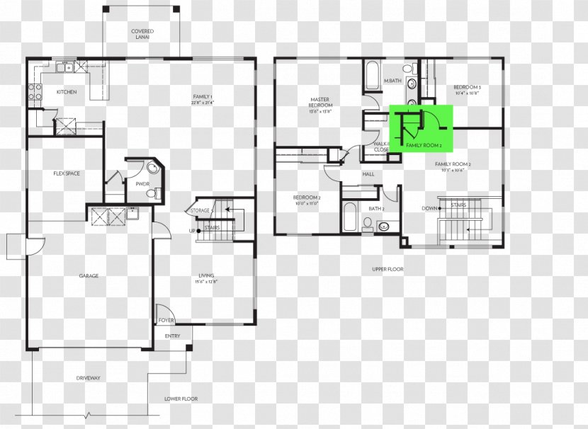 Lanai Floor Plan House Castle & Cooke Hoonani Road - Option - Closet Transparent PNG